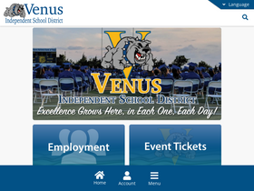 'venusisd.net' screenshot