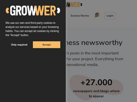 'growwer.com' screenshot
