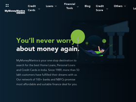 'mymoneymantra.com' screenshot