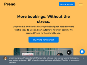 'prenohq.com' screenshot