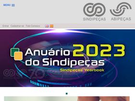 'sindipecas.org.br' screenshot