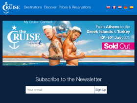 'the-cruise.eu' screenshot