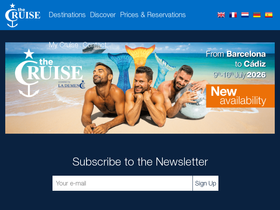 'the-cruise.eu' screenshot