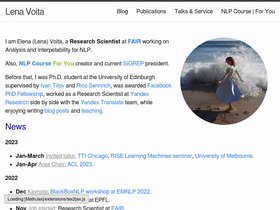 'lena-voita.github.io' screenshot