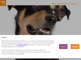 'waghotels.com' screenshot