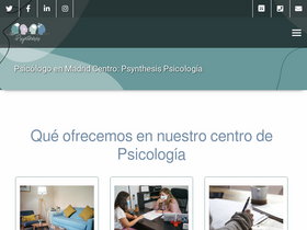 'psynthesispsicologia.es' screenshot