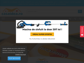 'casaidea.ro' screenshot