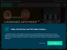 'cannabis-apotheke.de' screenshot