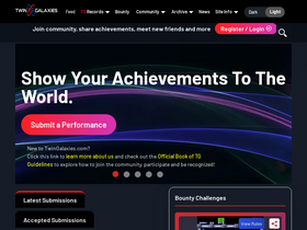 'twingalaxies.com' screenshot