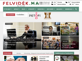 'felvidek.ma' screenshot