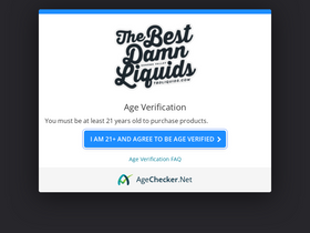 TBD Liquids homepage screenshot