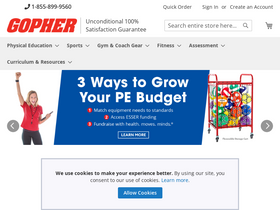 'gophersport.com' screenshot