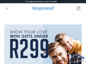 'kingsmeadshoes.co.za' screenshot