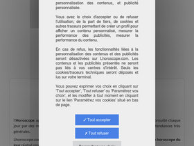 'lhoroscope.com' screenshot
