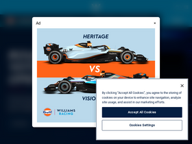 'williamsf1.com' screenshot