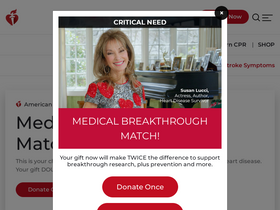 'heart.org' screenshot