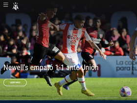 'afa.com.ar' screenshot