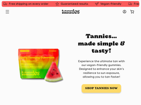 Trytannies homepage screenshot