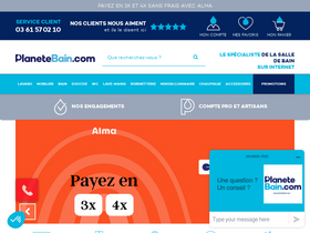 'planetebain.com' screenshot