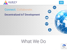 hurify.co homepage screenshot