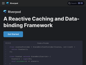 'riverpod.dev' screenshot