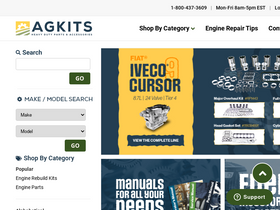 'agkits.com' screenshot