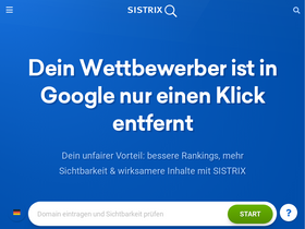 'sistrix.de' screenshot
