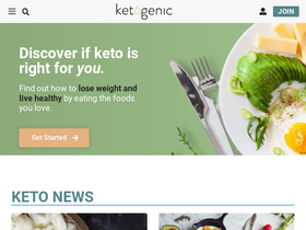 'ketogenic.com' screenshot