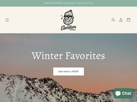 elevationgoods.co homepage screenshot
