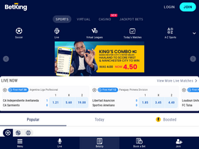 Old Mobile Betking Site