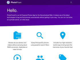 'photoprism.app' screenshot
