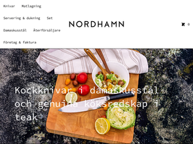 Nordhamn homepage screenshot