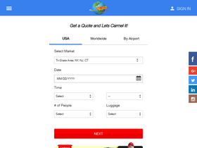 'carmellimo.com' screenshot