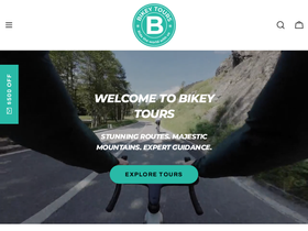 bikeytours.world homepage screenshot