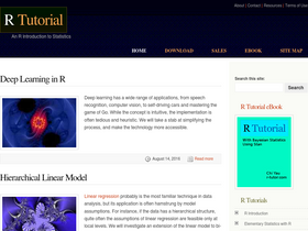 'r-tutor.com' screenshot