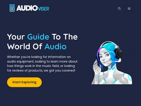 'audioviser.com' screenshot