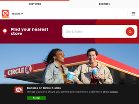 'circlek.com' screenshot