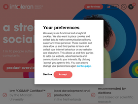 'intoleran.com' screenshot