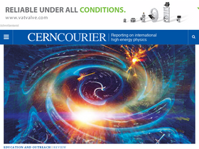 'cerncourier.com' screenshot
