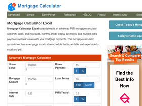 'mortgage-calculator.net' screenshot