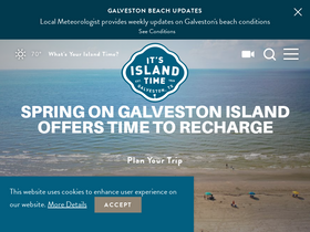 'visitgalveston.com' screenshot