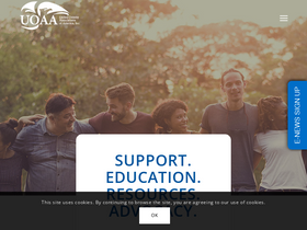 'ostomy.org' screenshot