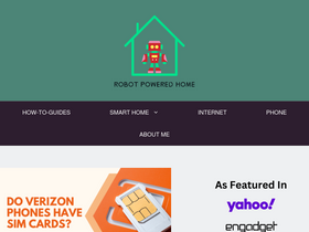 'robotpoweredhome.com' screenshot