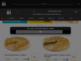 'piroginomerodin.ru' screenshot
