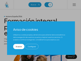 'autismo.org.es' screenshot