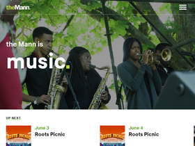 'manncenter.org' screenshot