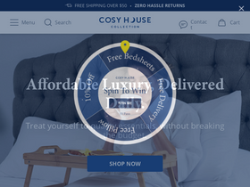 'cosyhousecollection.com' screenshot