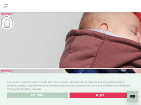 'love-radius.com' screenshot