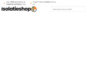 'isolatiemateriaal.nl' screenshot