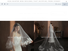 mademoisellebridal.com.au homepage screenshot